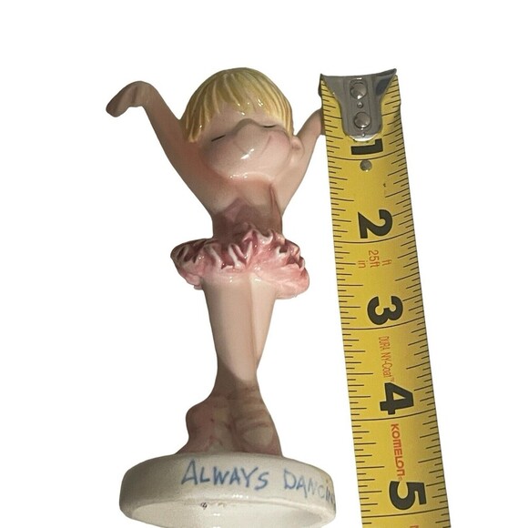 SCHMID SRI LANKA CERAMIC “ALWAYS DANCING” BALLERINA FIGURINE - 1992 MARTY LINKS - Picture 5 of 13